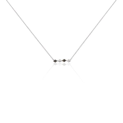 Collier Enid Or Blanc Diamant - Colliers Femme | Histoire d’Or