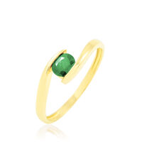 Bague Camilia Or Jaune Emeraude