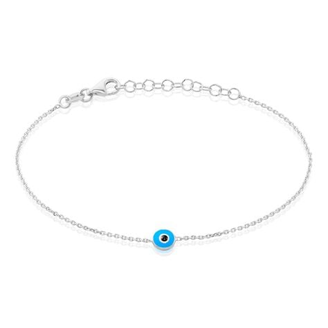 Bracelet Parad'eyes Argent Blanc - Bracelets Femme | Histoire d&rsquo;Or