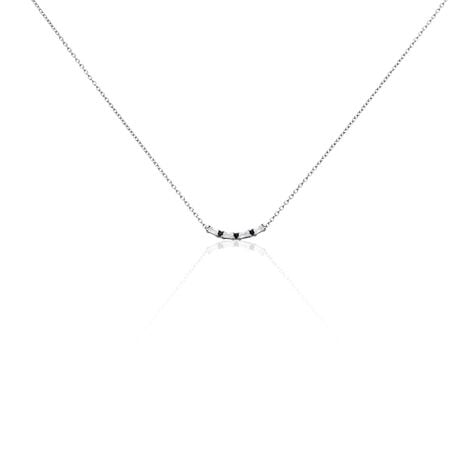 Collier Adriana Argent Blanc Oxyde De Zirconium - Colliers fantaisie Femme | Histoire d’Or