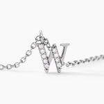 Collier Neruda Argent Blanc Oxyde De Zirconium - Colliers fantaisie Femme | Histoire d&rsquo;Or