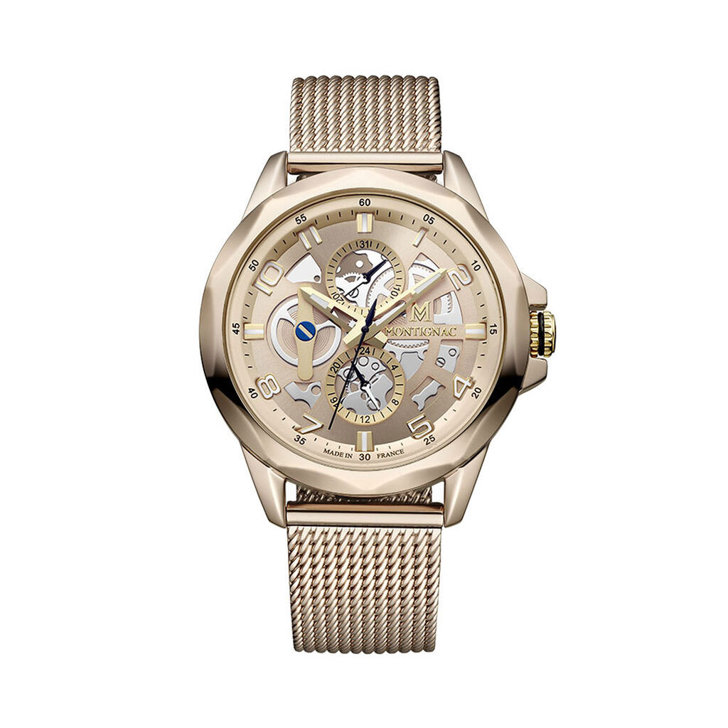 Montre Montignac Round Champagne - Montres Homme | Histoire d&rsquo;Or