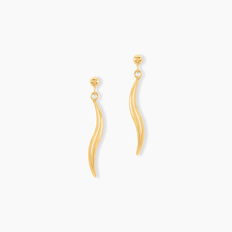 Boucles D'Oreilles Pendantes Suvi Or Jaune - Boucles d'oreilles pendantes Femme | Histoire d’Or