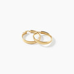 Cr&eacute;oles Terezia Argent Dor&eacute; A L'Or 750/1000 - Boucles d'oreilles cr&eacute;oles Femme | Histoire d&rsquo;Or
