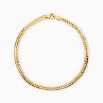 Bracelet Or Jaune Izel Maille Anglaise - Bracelets cha&icirc;ne Femme | Histoire d&rsquo;Or