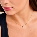 Collier Galen Argent Dor&eacute; A L'Or 750/1000 Oxyde De Zirconium - Colliers Femme | Histoire d&rsquo;Or