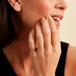 Chevaliere Plaqu&eacute; Or Erditse Oxyde De Zirconium - Bagues solitaires Femme | Histoire d&rsquo;Or