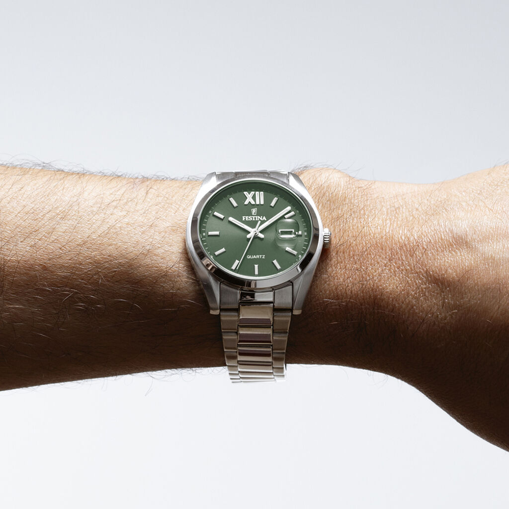 Montre Festina Classics Kaki - Montres Famille | Histoire d’Or