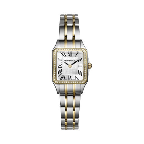Montre Herbelin Mini Luna Argent&eacute; - Montres &eacute;tanches Femme | Histoire d&rsquo;Or