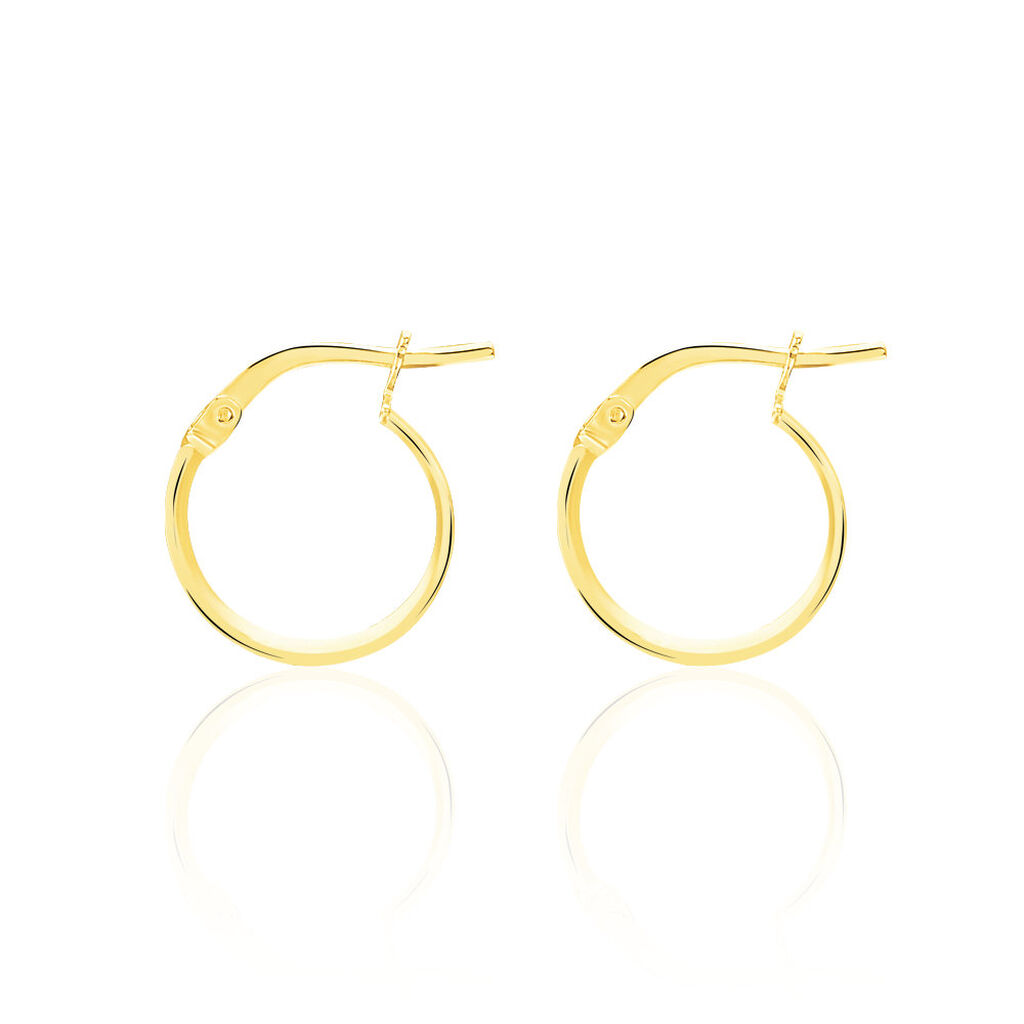 Créoles Asma Or Jaune - Boucles d'oreilles créoles Femme | Histoire d’Or