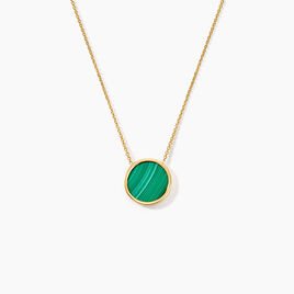 Collier Florica Or Jaune Malachite - Colliers Femme | Histoire d’Or