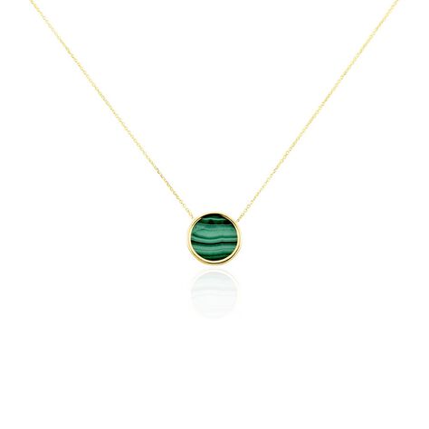 Collier Florica Or Jaune Malachite - Colliers Femme | Histoire d’Or