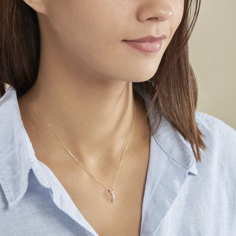 Collier Nucia Or Jaune Diamant - Colliers Femme | Histoire d’Or