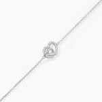 Bracelet Donatiane Argent Blanc Oxyde De Zirconium - F&ecirc;te des m&egrave;res Femme | Histoire d&rsquo;Or