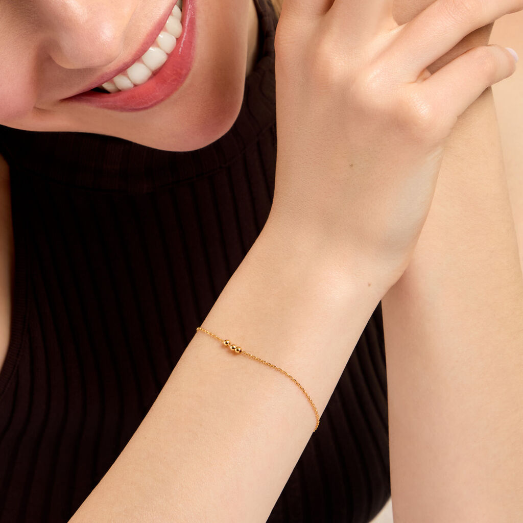 Bracelet Tahlia Plaqu&eacute; Or Jaune - Bijoux sans pierre Femme | Histoire d&rsquo;Or