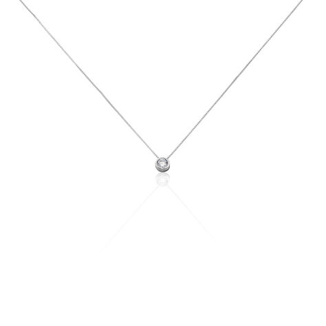 Collier Germinie Argent Blanc Oxyde De Zirconium - Colliers fantaisie Femme | Histoire d’Or