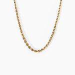 Collier Cordelia Maille Corde Or Jaune - Chaines Femme | Histoire d&rsquo;Or