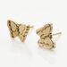 Boucles D'oreilles Puces Bartholomée Papillon Or Jaune - Clous d'oreilles Femme | Histoire d’Or