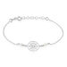 Bracelet Enaelle Argent Blanc Perle D'imitation Et Aigue Marine - Bracelets fantaisie Femme | Histoire d’Or