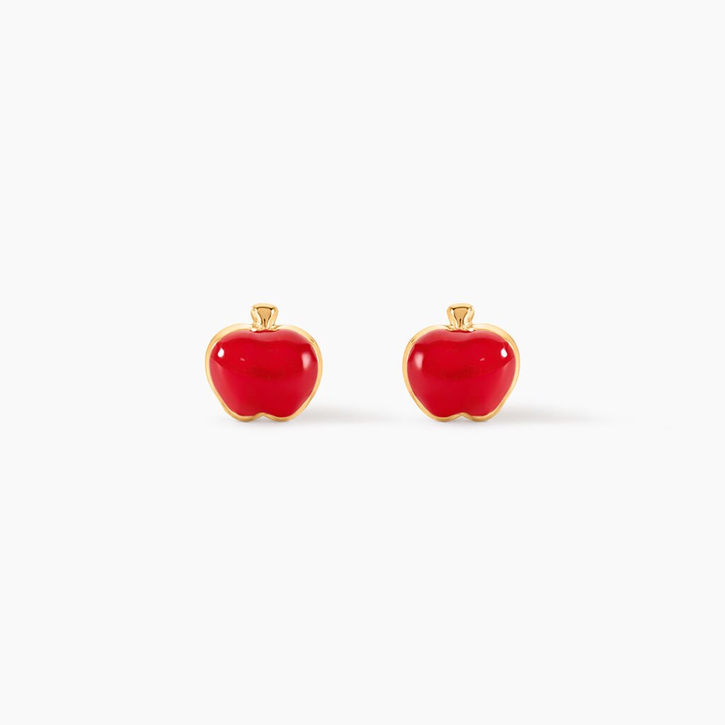 Boucles D'oreilles Puces Eve Or Jaune - Clous d'oreilles Enfant | Histoire d&rsquo;Or