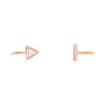 Bracelet Jonc Smita Argent Rose Oxyde De Zirconium - Bracelets joncs Femme | Histoire d&rsquo;Or