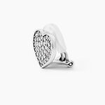 Boucles D'oreilles Puces Darwin Argent Blanc Oxyde - Boucles d'oreilles fantaisie Femme | Histoire d&rsquo;Or