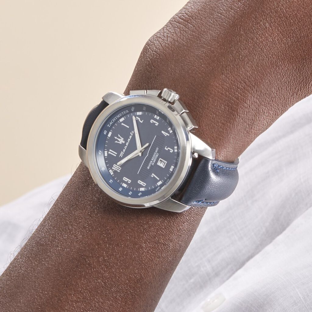 Montre Maserati Successo Bleu - Montres Homme | Histoire d’Or