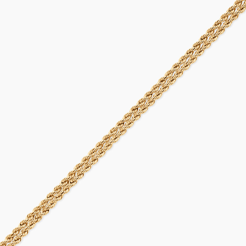 Bracelet Cordelia Argent Dor&eacute; A L'Or 750/1000 - Bijoux sans pierre Femme | Histoire d&rsquo;Or