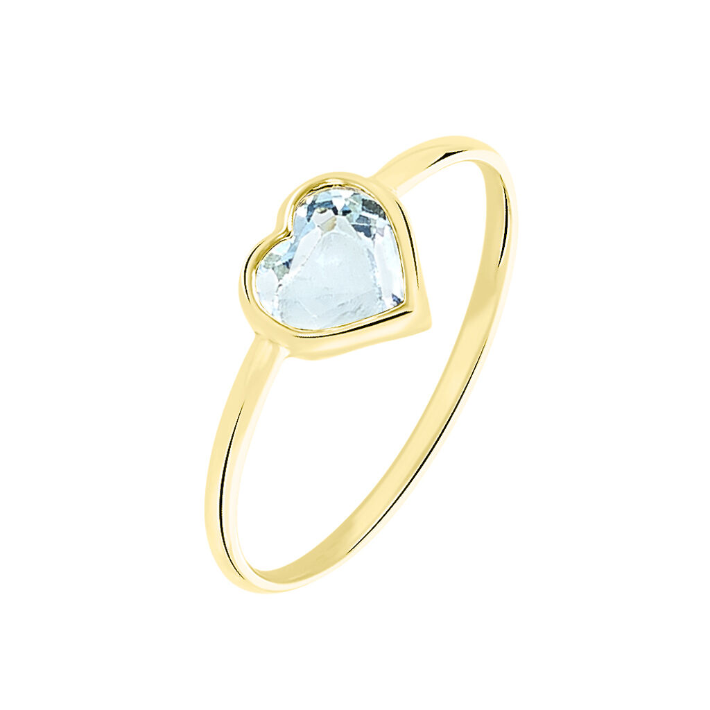 Bague Marsie Or Jaune Topaze - Bagues solitaires Femme | Histoire d’Or