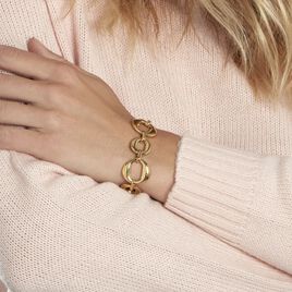 Bracelet Aya Acier Jaune - Bracelets fantaisie Femme | Histoire d’Or