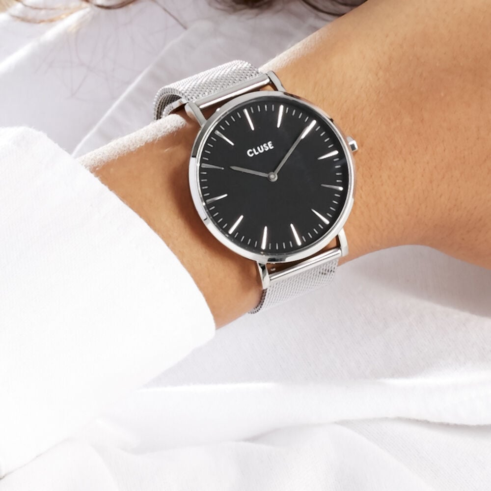 Montre argent femme cluse clearance