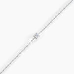 Bracelet Court Argent Blanc Lylwenn Oxyde De Zirconium - F&ecirc;te des m&egrave;res Femme | Histoire d&rsquo;Or