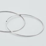 Cr&eacute;oles Muses Flexibles Or Blanc - Boucles d'oreilles cr&eacute;oles Femme | Histoire d&rsquo;Or