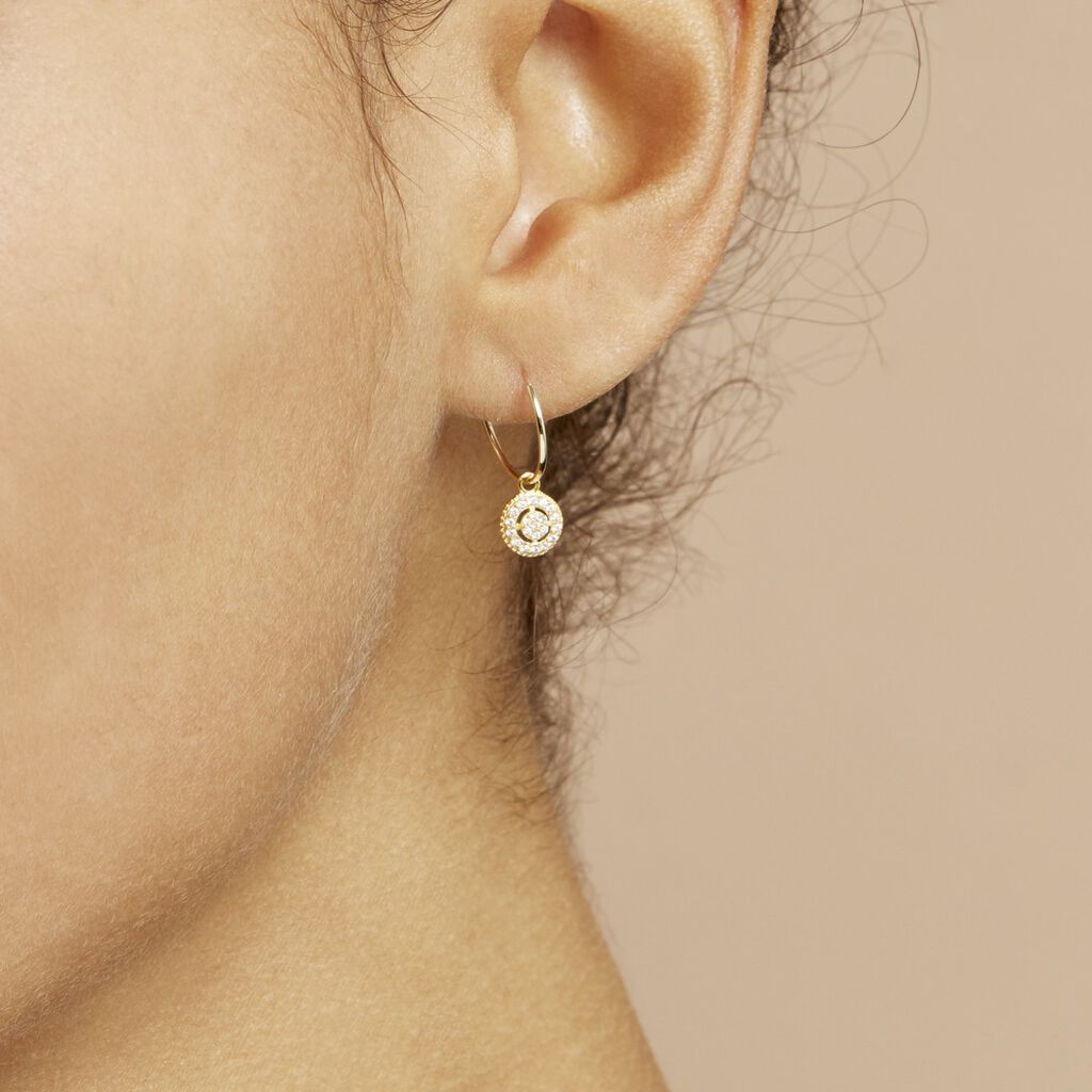 Créoles Lulu Or Jaune Oxyde - Boucles d'oreilles créoles Femme | Histoire d’Or