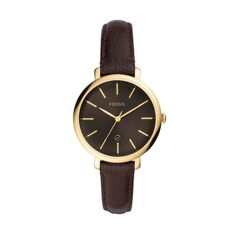 Montre Fossil Jacqueline Three Hand Noir - Montres Femme | Histoire d’Or