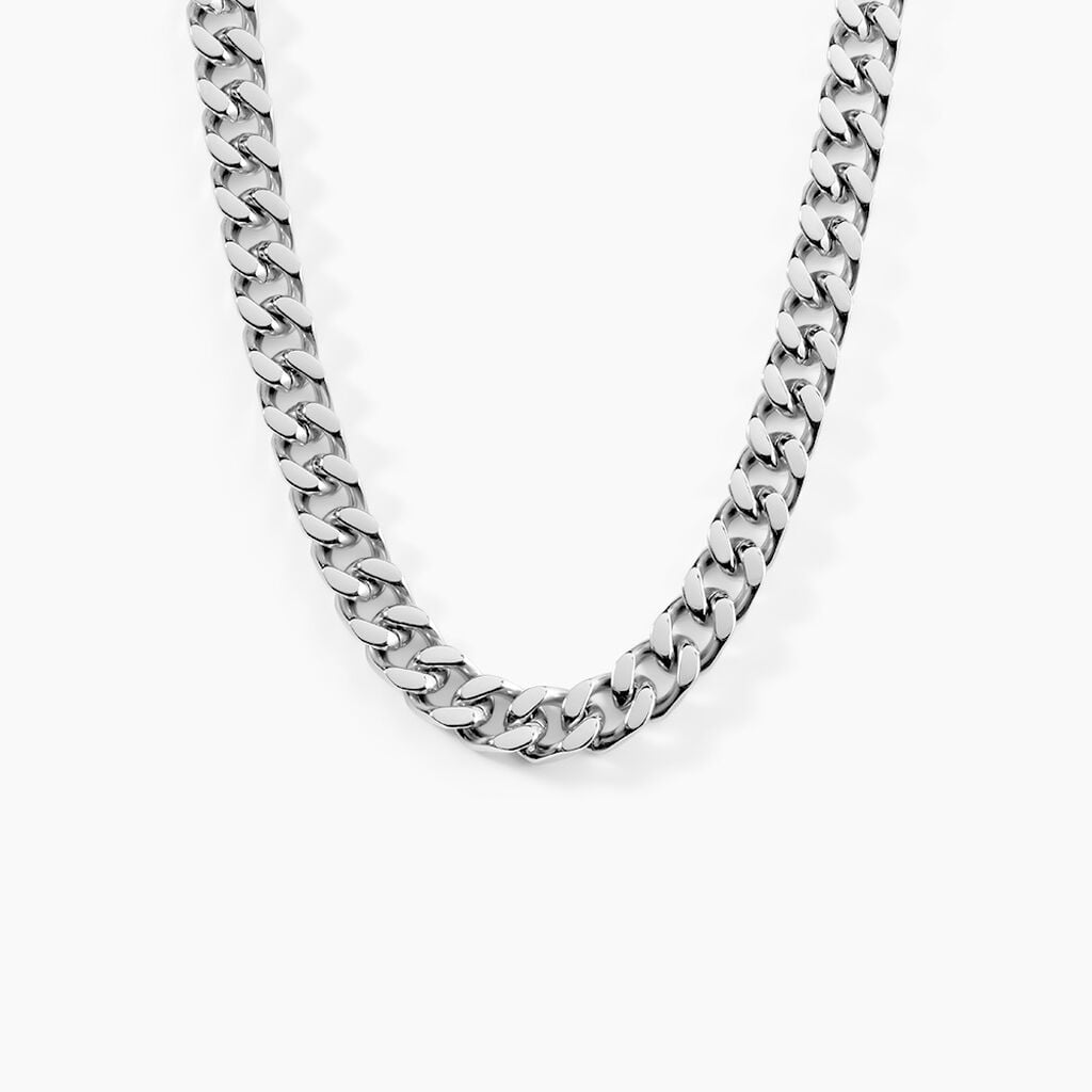 Chaine Frederic Acier Blanc - Chaines Homme | Histoire d&rsquo;Or