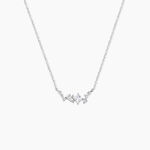 Collier Eclat d'Aurore Argent Blanc Oxyde De Zirconium - Colliers fantaisie Femme | Histoire d&rsquo;Or