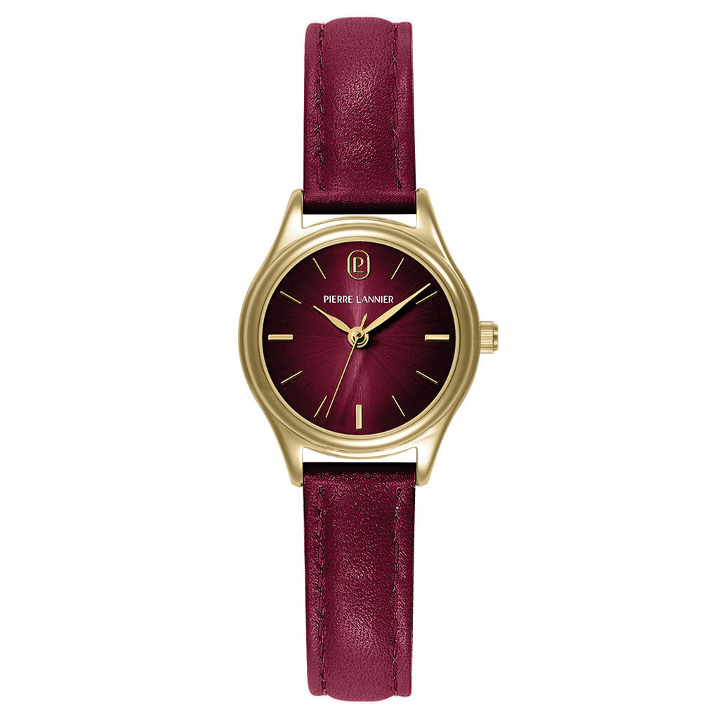 Montre Pierre Lannier Pya Bordeaux - Montres Femme | Histoire d’Or