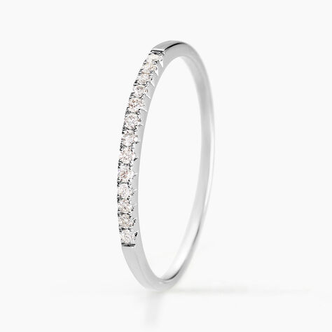 Alliance Pristina Or Blanc Diamant - Alliances Femme | Histoire d’Or