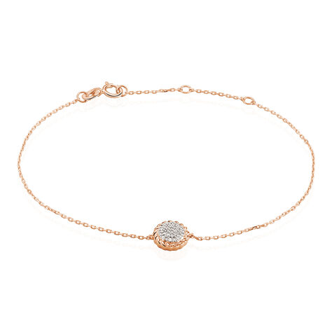 Bracelet Anne-laure Or Rose Diamant - Bracelets Femme | Histoire d’Or