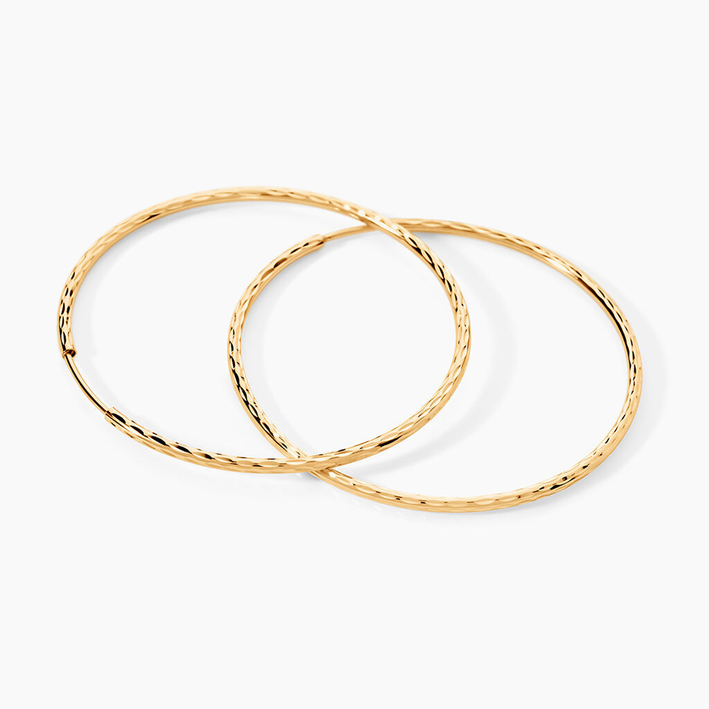 Cr&eacute;oles Aglavie Flexibles Or Jaune - Boucles d'oreilles cr&eacute;oles Femme | Histoire d&rsquo;Or