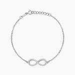 Bracelet Argent Blanc Rowan Oxyde De Zirconium - Bracelets Femme | Histoire d&rsquo;Or