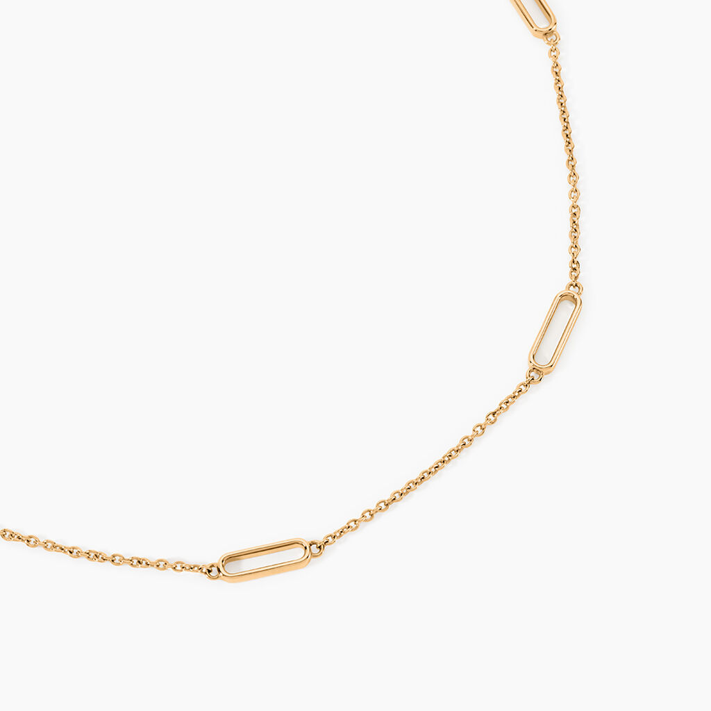 Collier Lueur Plaqu&eacute; Or Jaune - Colliers Femme | Histoire d&rsquo;Or