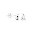 Boucles D'oreilles Puces Clarysse Argent Blanc Oxyde De Zirconium - Boucles d'oreilles fantaisie Femme | Histoire d&rsquo;Or