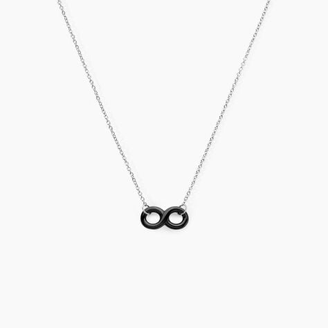 Collier Alicia Argent Blanc Céramique - Colliers fantaisie Femme | Histoire d’Or
