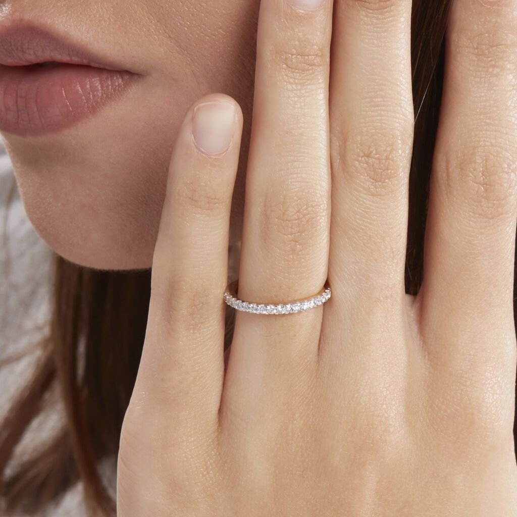 Bague Gizella Or Jaune Diamant - Alliances Femme | Histoire d’Or