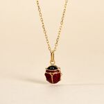 Pendentif Fedelina Coccinelle Or Jaune - Pendentifs Enfant | Histoire d&rsquo;Or