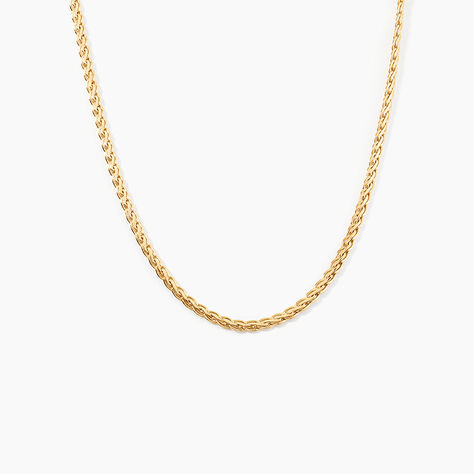 Collier Jayna Maille Palmier Or Jaune - Chaines Femme | Histoire d’Or