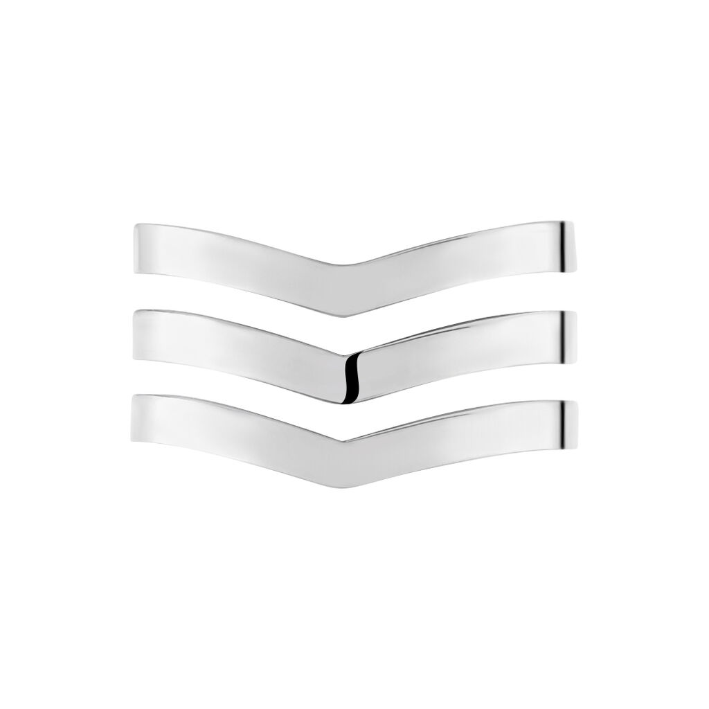 Bague Ajustable Abid Acier Blanc - Bagues fantaisie Femme | Histoire d&rsquo;Or