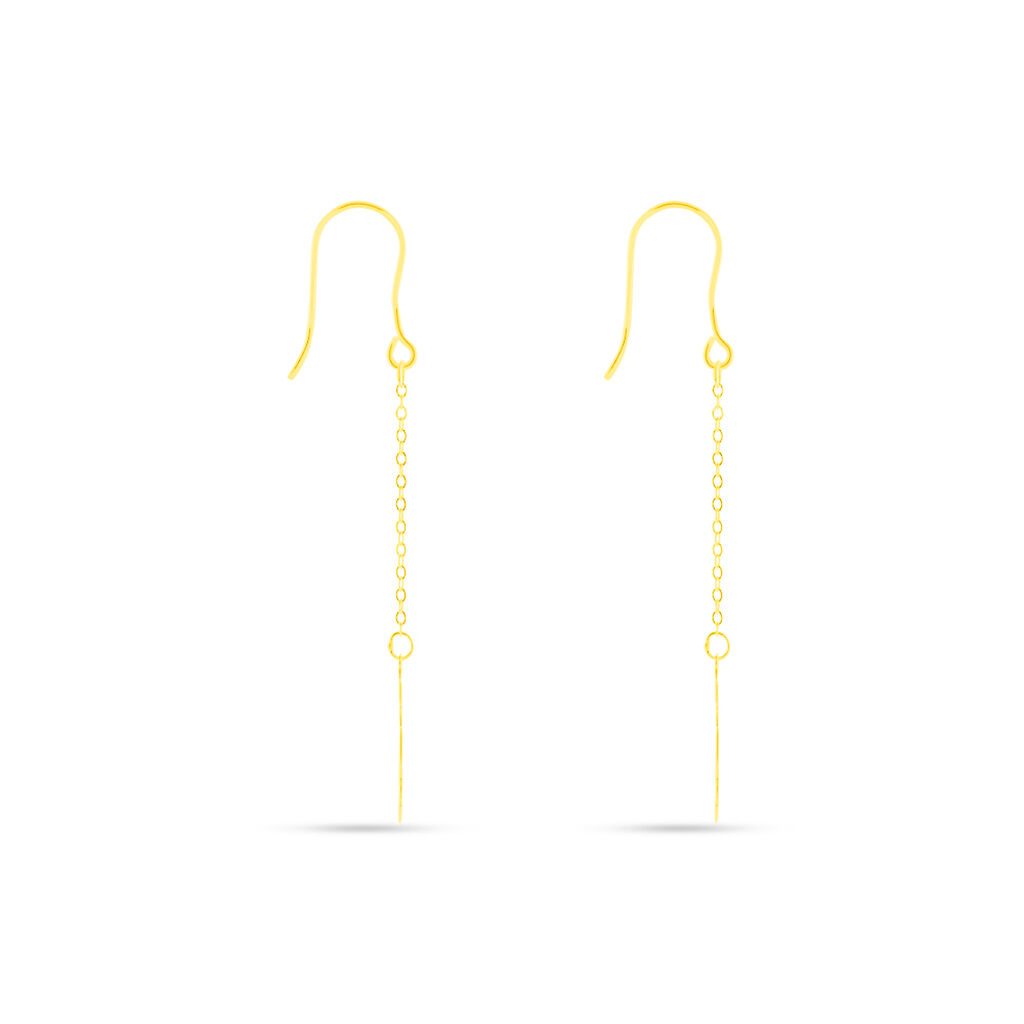 Boucles D'oreilles Pendantes Nevia Or Jaune - Boucles d'oreilles pendantes Femme | Histoire d’Or